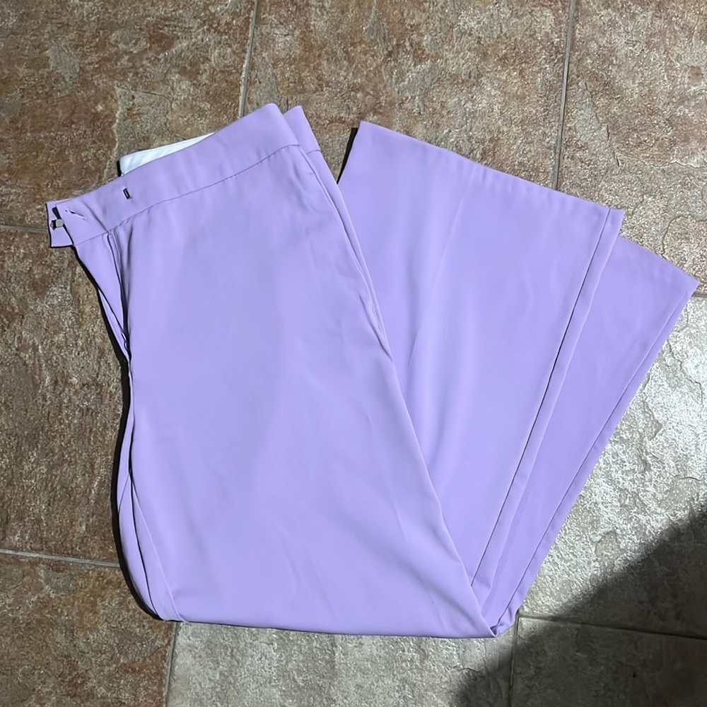 Lavender Wide Leg Trousers